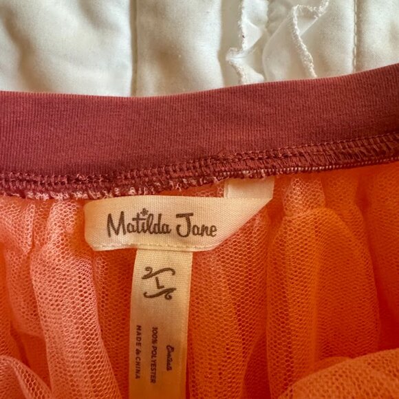 Matilda Jane Clothing Girls Size Large 10/12 Pink Tutu Skirt - Picture 2 of 3